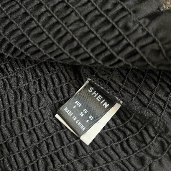 Black Long Sleeve Polka Dot Size Small - Picture 6 of 8